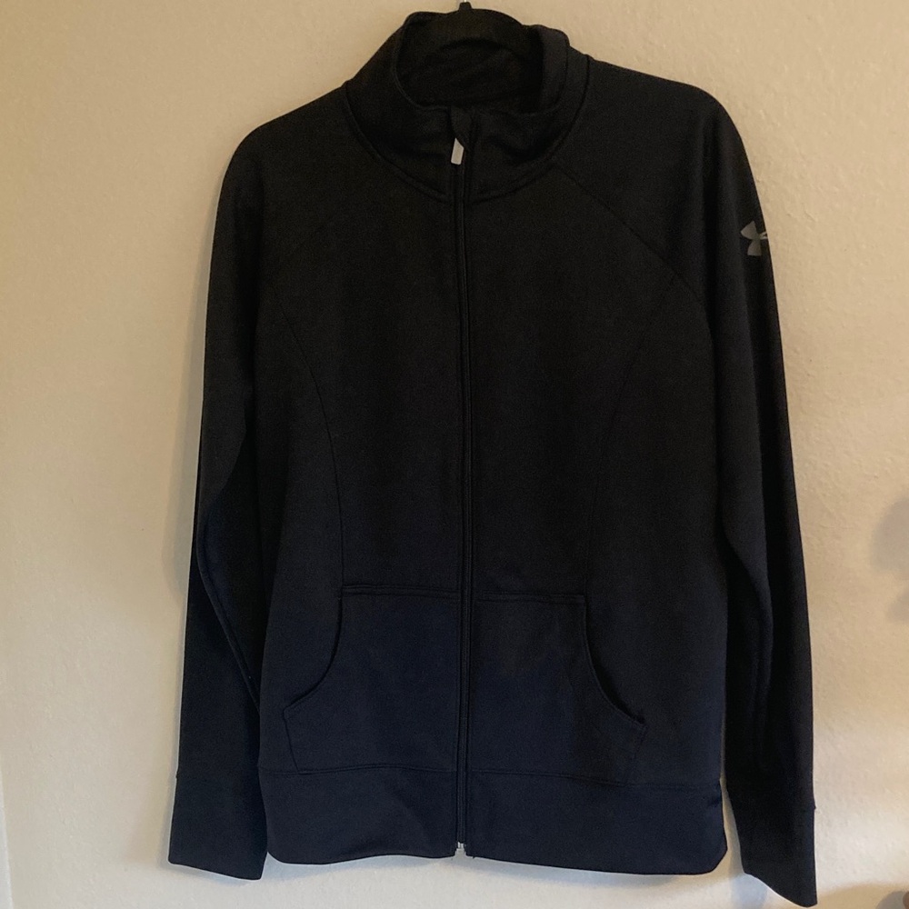 Under Armour Midnight Black Zip-Up Jacket